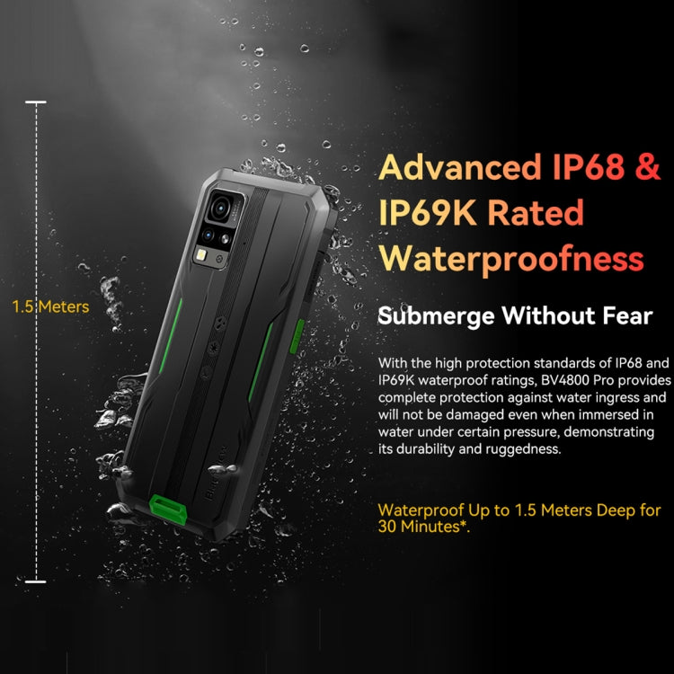 Blackview BV4800 Pro, 4GB+128GB, IP68/IP69K/MIL-STD-810H, 6.56 inch Android 14 Unisoc T606 Octa Core, Network: 4G, OTG Blackview BV4800 Pro, 4GB+128GB, IP68/IP69K/MIL-STD-810H, 6.56 inch Android 14 Unisoc T606 Octa Core, Network: 4G, OTG